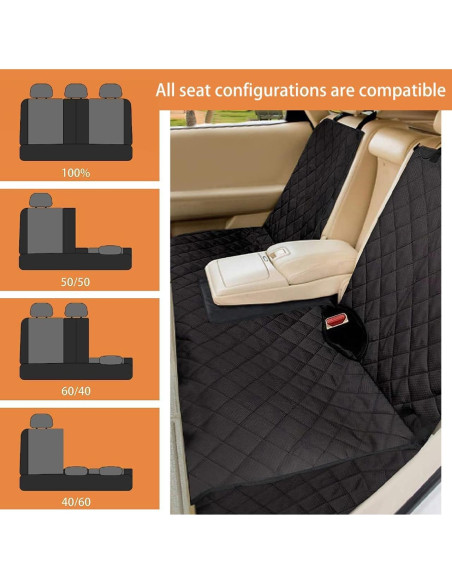 Funda de Asiento para Perros Bark Lover - Impermeable 137x119 cm Funda de Asiento para Perros Bark Lover - Impermeable 137x119 cm