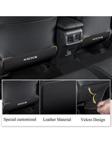 Protectores de Respaldo de Asiento XITER para Nissan Kicks 2018-2025