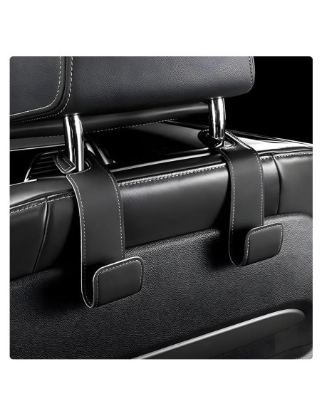 Ganchos para Reposacabezas de Coche FSTURIOS - 2 PCS Negro
