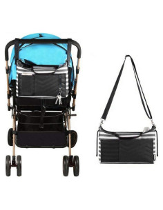 Organizador de Carrito de Bebé WHYSgiving con Bolso de Hombro
