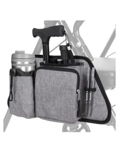 Bolsa Lateral Vive para Andadores y Sillas de Ruedas - Gris