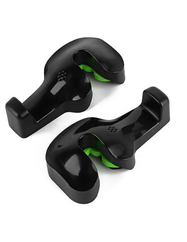 Gancho de Reposacabezas de Asiento Trasero DXNQ - 2 Pcs Negro