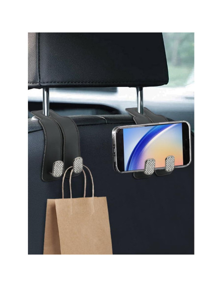 Ganchos de Reposacabezas para Coche Hogurin - 2 Piezas