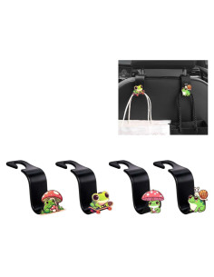 Ganchos de Respaldo de Asiento Rana - Organizador Universal 4 Pzas