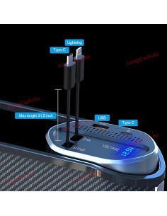 Organizador de Asiento de Coche Espeksvika ES-CHARGER 5 en 1 2