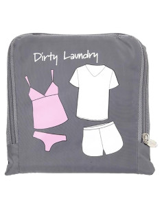 Bolsa de Lavandería Expandible Miamica Gris 53.3x55.9cm