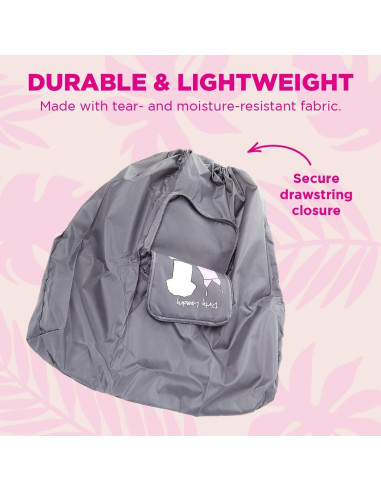 Bolsa de Lavandería Expandible Miamica Gris 53.3x55.9cm