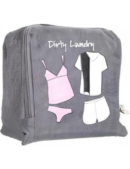 Bolsa de Lavandería Expandible Miamica Gris 53.3x55.9cm