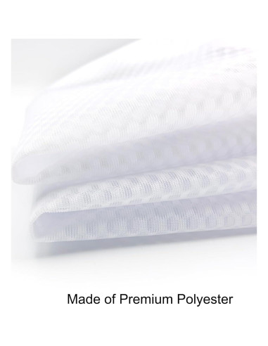 3 Bolsas de Lavandería de Malla Qgond XL 30x40 cm Resistentes