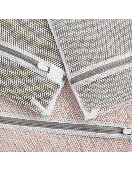 Bolsa de Lavandería de Malla DZSEE 30x20cm con Cremallera