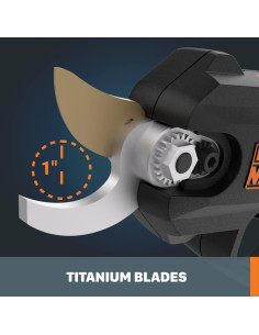 Tijera de Podar Worx NITRO 20V WG330.9 - Cuchilla Titanio 2