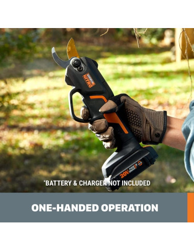 Tijera de Podar Worx NITRO 20V WG330.9 - Cuchilla Titanio