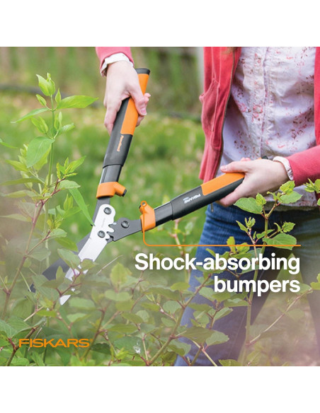 Tijeras de Setos Fiskars PowerGear2 58.42 cm con Mangos SoftGrip Tijeras de Setos Fiskars PowerGear2 58.42 cm con Mangos SoftGrip