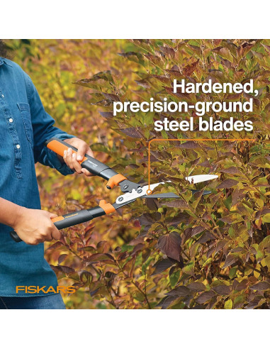 Tijeras de Setos Fiskars PowerGear2 58.42 cm con Mangos SoftGrip