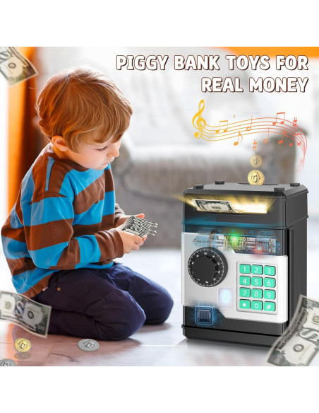 Hucha Electrónica Automática SHANTOU para Niños - Seguridad Huella Dactilar