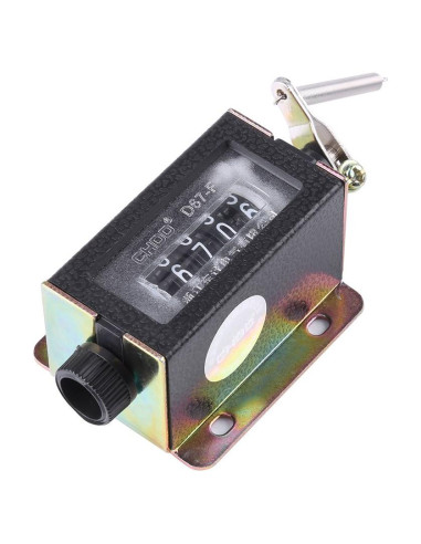 Contador Mecánico Oumefar 5 Dígitos Manual Reiniciable 0-99999