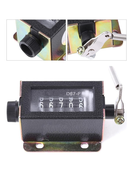 Contador Mecánico Oumefar 5 Dígitos Manual Reiniciable 0-99999 Contador Mecánico Oumefar 5 Dígitos Manual Reiniciable 0-99999