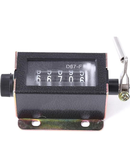 Contador Mecánico Oumefar 5 Dígitos Manual Reiniciable 0-99999 Contador Mecánico Oumefar 5 Dígitos Manual Reiniciable 0-99999