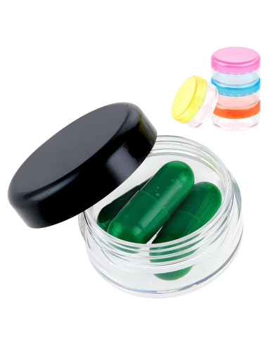 Caja Organizadora de Pastillas Dimeho 5 Pcs Portátil BPA Free