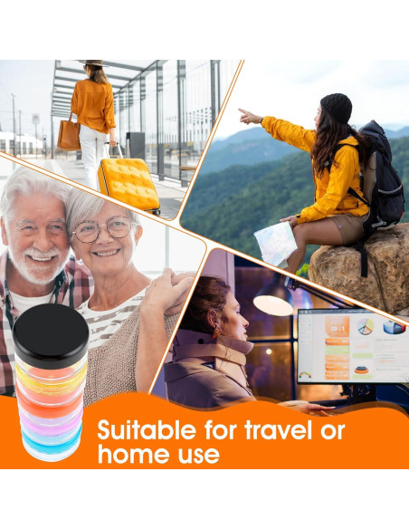 Caja Organizadora de Pastillas Dimeho 5 Pcs Portátil BPA Free