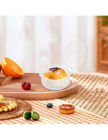 Estuche para Pastillas HEALLILY 10 Piezas Redondo Blanco