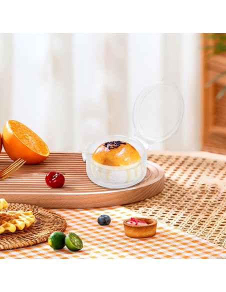 Estuche para Pastillas HEALLILY 10 Piezas Redondo Blanco