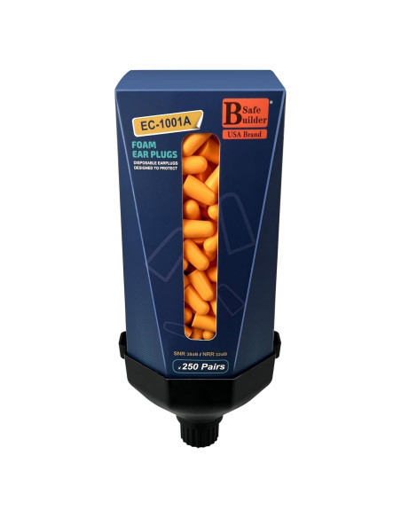 Dispensador de tapones para oídos SAFEBUILDER Pro-01A 500 unidades