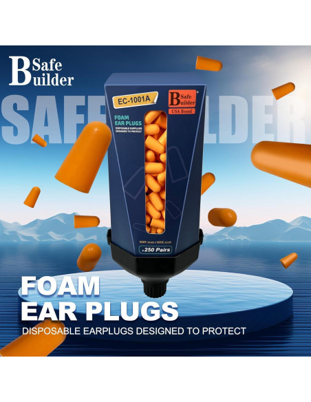 Dispensador de tapones para oídos SAFEBUILDER Pro-01A 500 unidades