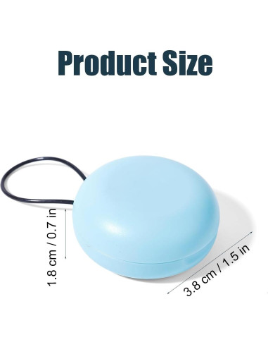 Estuches para Tapones de Oído XIHIRCD - 2 Piezas, Negro y Azul