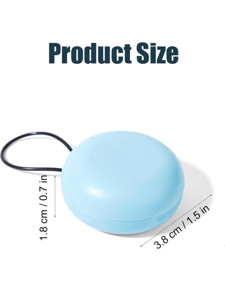 Estuches para Tapones de Oído XIHIRCD - 2 Piezas, Negro y Azul