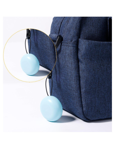 Estuches para Tapones de Oído XIHIRCD - 2 Piezas, Negro y Azul