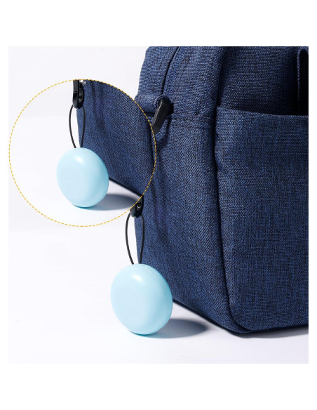 Estuches para Tapones de Oído XIHIRCD - 2 Piezas, Negro y Azul