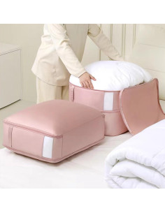 Bolsas de Compresión Tldcdte 2PCS Rosa 54x42x50cm para Ropa 2