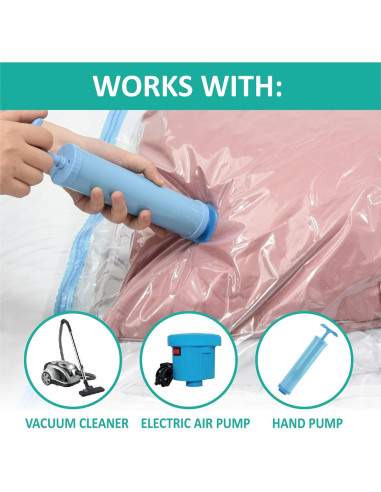 Bolsas de Almacenamiento al Vacío MattEasy 6 Pequeñas 60x40cm