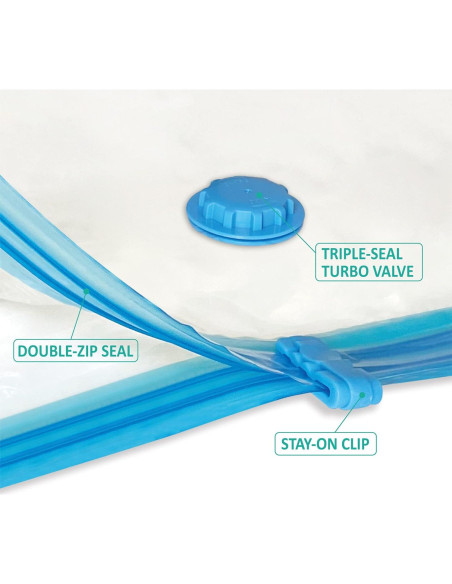 Bolsas de Almacenamiento al Vacío MattEasy 6 Pequeñas 60x40cm