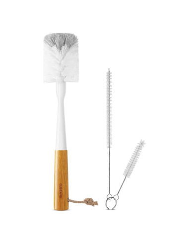 Set de Cepillos para Botellas SUBEKYU - 3 Piezas Nylon