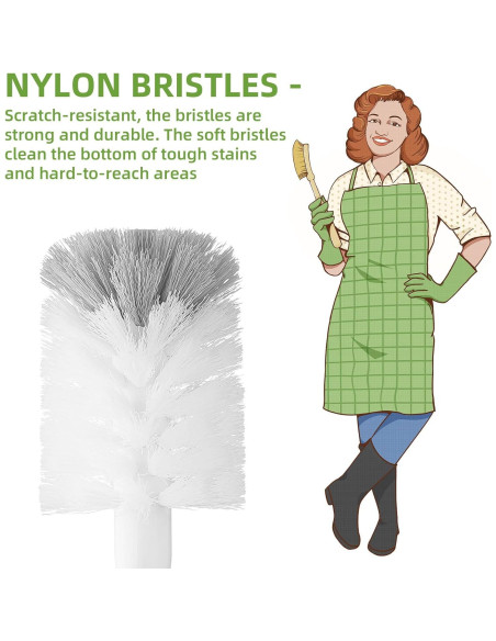 Set de Cepillos para Botellas SUBEKYU - 3 Piezas Nylon