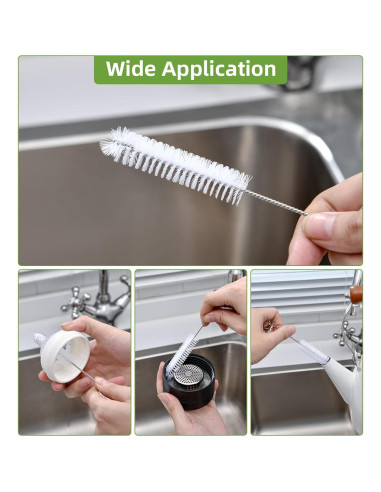 Set de Cepillos para Botellas SUBEKYU - 3 Piezas Nylon