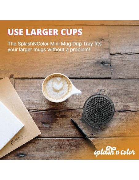 Bandeja de Goteo Mini Taza SplashNColor para Nespresso Essenza
