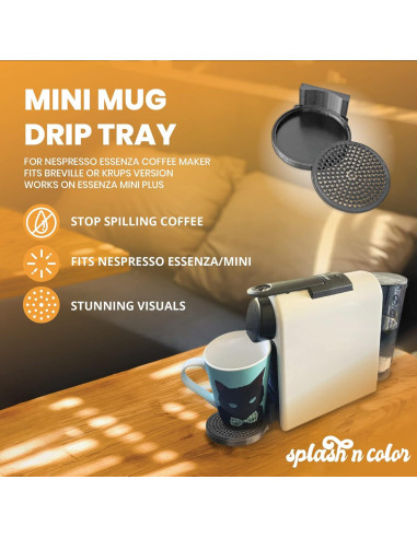 Bandeja de Goteo Mini Taza SplashNColor para Nespresso Essenza