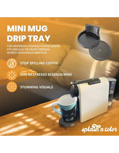 Bandeja de Goteo Mini Taza SplashNColor para Nespresso Essenza