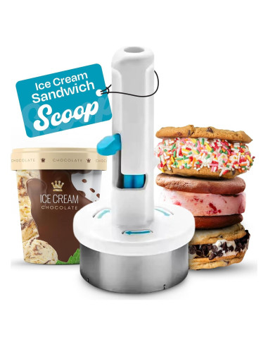 Cucharón de Helado HOME NEATLY con Gatillo 113g Acero Inoxidable