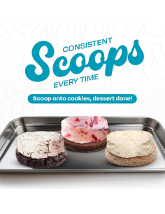Cucharón de Helado HOME NEATLY con Gatillo 113g Acero Inoxidable 2
