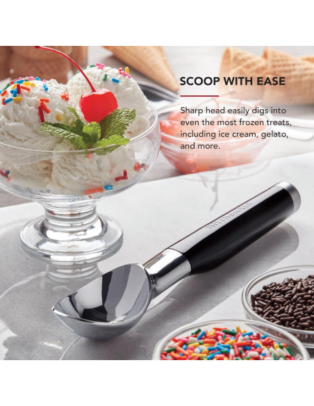 Cucharón de Helado KitchenAid Classic 21.6 cm Negro Cucharón de Helado KitchenAid Classic 21.6 cm Negro