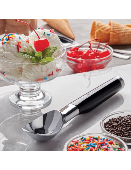 Cucharón de Helado KitchenAid Classic 21.6 cm Negro Cucharón de Helado KitchenAid Classic 21.6 cm Negro