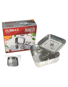 Molde para Paneer Dubbas de Acero Inoxidable 13.34 cm