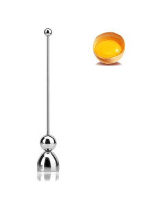 Rompehuevos Acero Inoxidable NEW NOAM - Cortador Manual 24 cm