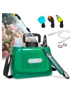 Pulverizador Eléctrico Yincook 5.1L con Boquillas y Batería