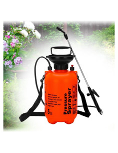 Pulverizador de Jardín STARTONECO 5L Naranja con Correa Ajustable
