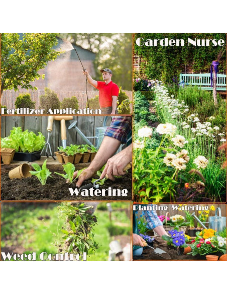 Pulverizador de Jardín STARTONECO 5L Naranja con Correa Ajustable